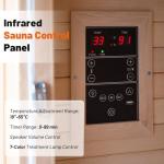 Infrared Home Sauna for One with Bluetooth Speakers