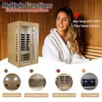2-Person Far Infrared Home Sauna with Bluetooth