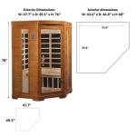 Dynamic Hemming 2-Person Infrared Corner Sauna