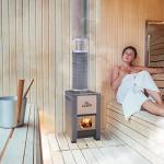 ALEKO Wood Burning Sauna Heater with Chimney Kit