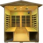 4-Person Low EMF Outdoor Far Infrared Sauna