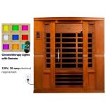 Maxxus Bergamo 4-Person Low EMF Infrared Sauna