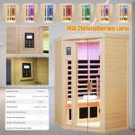 Far Infrared 2-3 Person Wooden Sauna Room