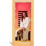 Heawarm 1-Person Infrared Sauna with LED Light