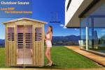 4-Person Low EMF Outdoor Far Infrared Sauna