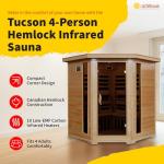 HEATWAVE Tucson 4-Person Infrared Home Sauna