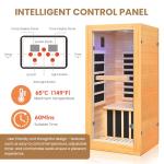 Heawarm 1-Person Infrared Sauna with LED Light