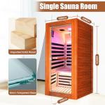Home Infrared Sauna for One with Bluetooth Speaker