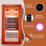 Home Infrared Sauna for One with Bluetooth Speaker