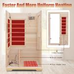 Compact 1-Person Far Infrared Sauna with Bluetooth
