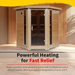 HEATWAVE Tucson 4-Person Infrared Home Sauna