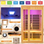 KOOZONEGM 1-2 Person Infrared Home Sauna