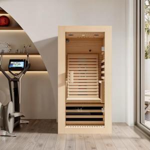 1 Person Home Infrared Sauna with Adjustable Chair