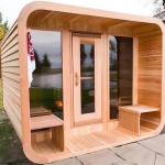 Customizable Outdoor Steam Sauna for 4-10 People