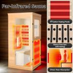 Far Infrared Indoor Sauna with Bluetooth & Chromotherapy