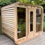 Customizable Outdoor Steam Sauna for 4-10 People