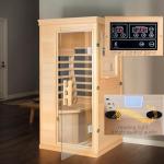 Far Infrared Indoor Sauna with Bluetooth & Chromotherapy