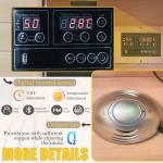 Indoor Far Infrared Sauna for One with Bluetooth