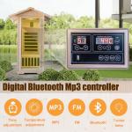 1 Person Outdoor Infrared Sauna with Bluetooth Speakers