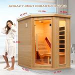 Luxurious 1-2 Person Far Infrared Sauna