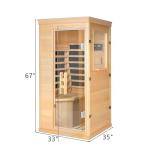 Far Infrared Indoor Sauna with Bluetooth & Chromotherapy