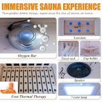 1 Person Outdoor Infrared Sauna with Bluetooth Speakers