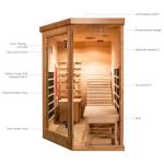 Luxurious 1-2 Person Far Infrared Sauna