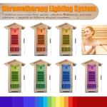 1 Person Outdoor Infrared Sauna with Bluetooth Speakers