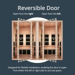 JNH Lifestyles 2-Person Cedar Infrared Sauna