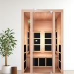 JNH Lifestyles 2-Person Cedar Infrared Sauna