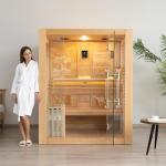 Smartmak 3-Person Indoor Steam Sauna with Bluetooth
