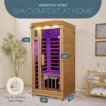 LifePro 1 Person Far Infrared Home Sauna