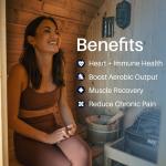 ALEKO Cedar Barrel Sauna for 4 with Canopy