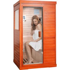 Far Infrared 1-Person Indoor Wood Sauna