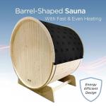 ALEKO Barrel Sauna for 3-4 People
