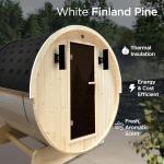 ALEKO Barrel Sauna for 3-4 People