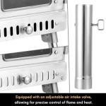 Outdoor Sauna Tent Wood Stove for Camping