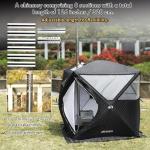 Outdoor Sauna Tent Wood Stove for Camping