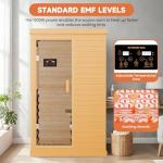 Vater 800W Infrared Home Sauna with Control Panel