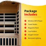 Heatwave 2-Person Hemlock Infrared Sauna with Heaters