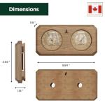 Northwood Sauna 2-in-1 Thermometer & Hygrometer