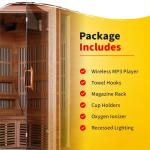 HEATWAVE Hudson Bay 3-Person Infrared Cedar Sauna