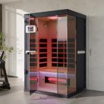 OnyxEdge 2-Person Infrared Sauna with Red Light Therapy