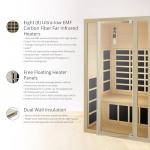 JNH Lifestyles 2-Person Cedar Infrared Sauna
