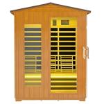 Real Relax 3-Person Outdoor Infrared Sauna