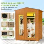 Real Relax 3-Person Outdoor Infrared Sauna