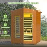 Real Relax 3-Person Outdoor Infrared Sauna