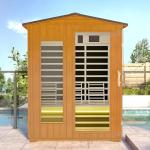 Real Relax 3-Person Outdoor Infrared Sauna