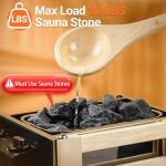 Cooouds 3Kw Electric Sauna Heater with Timer