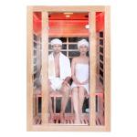 Compact 2-Person Infrared Sauna with Light Therapy